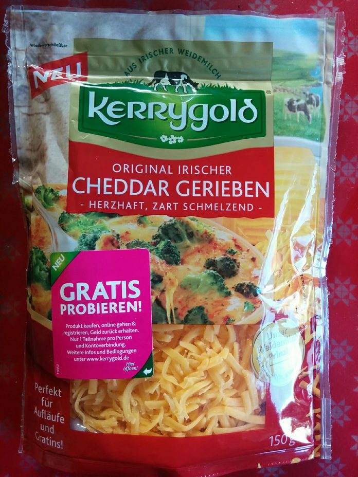 Kerrygold Cheddar Gerieben Oder Würfel Sowie Pizzakäse Gratis Testen Hamsterrausch 