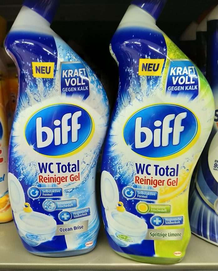 Biff WC Total Reiniger Gel gratis testen | Hamsterrausch