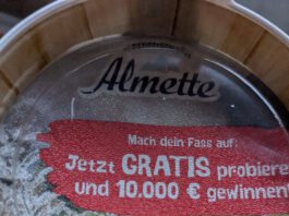 Almette gratis testen - 10.000 Euro gewinnen