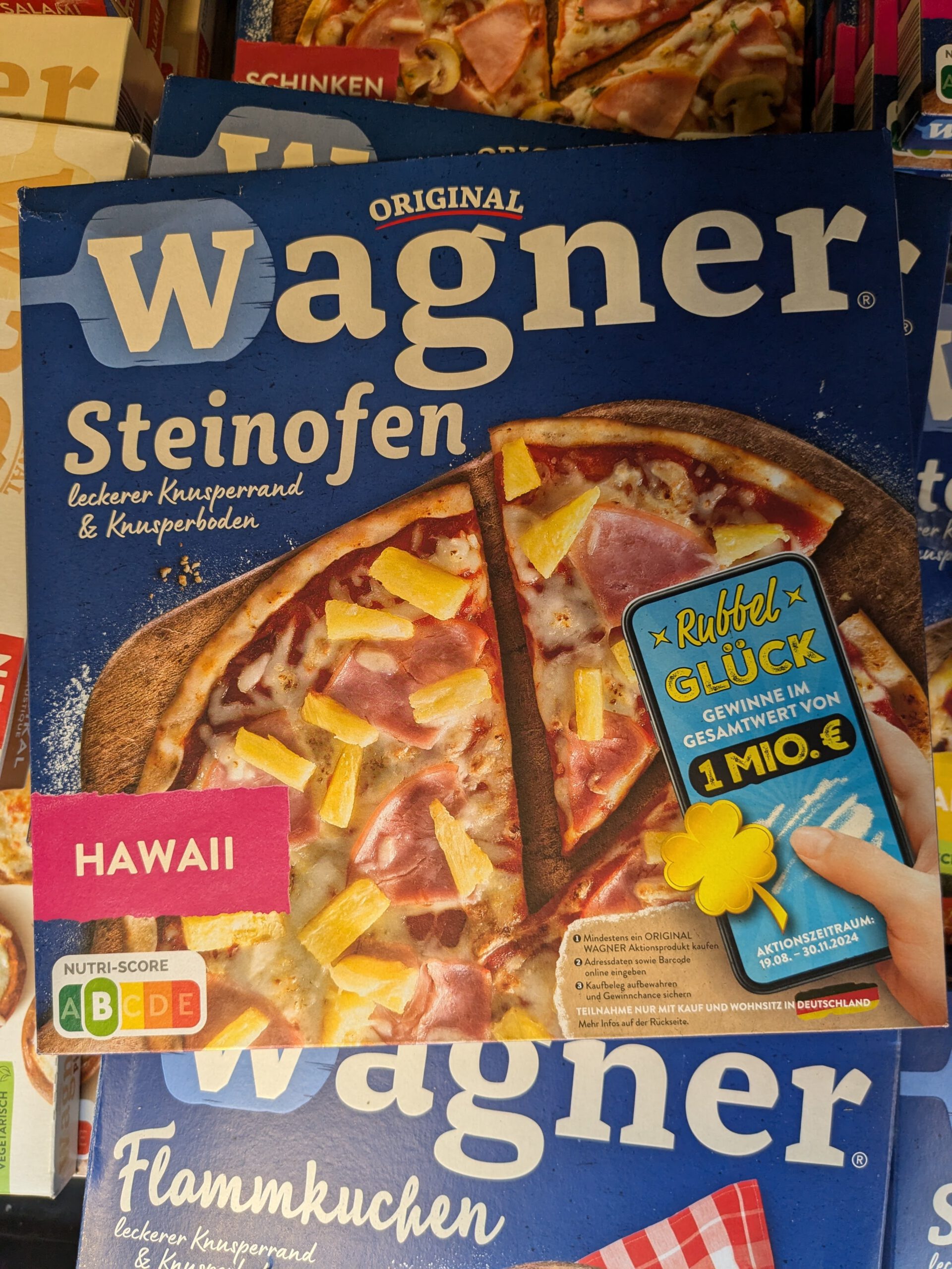 Original Wagner Pizza Rubbelglück: 50.000 Euro gewinnen