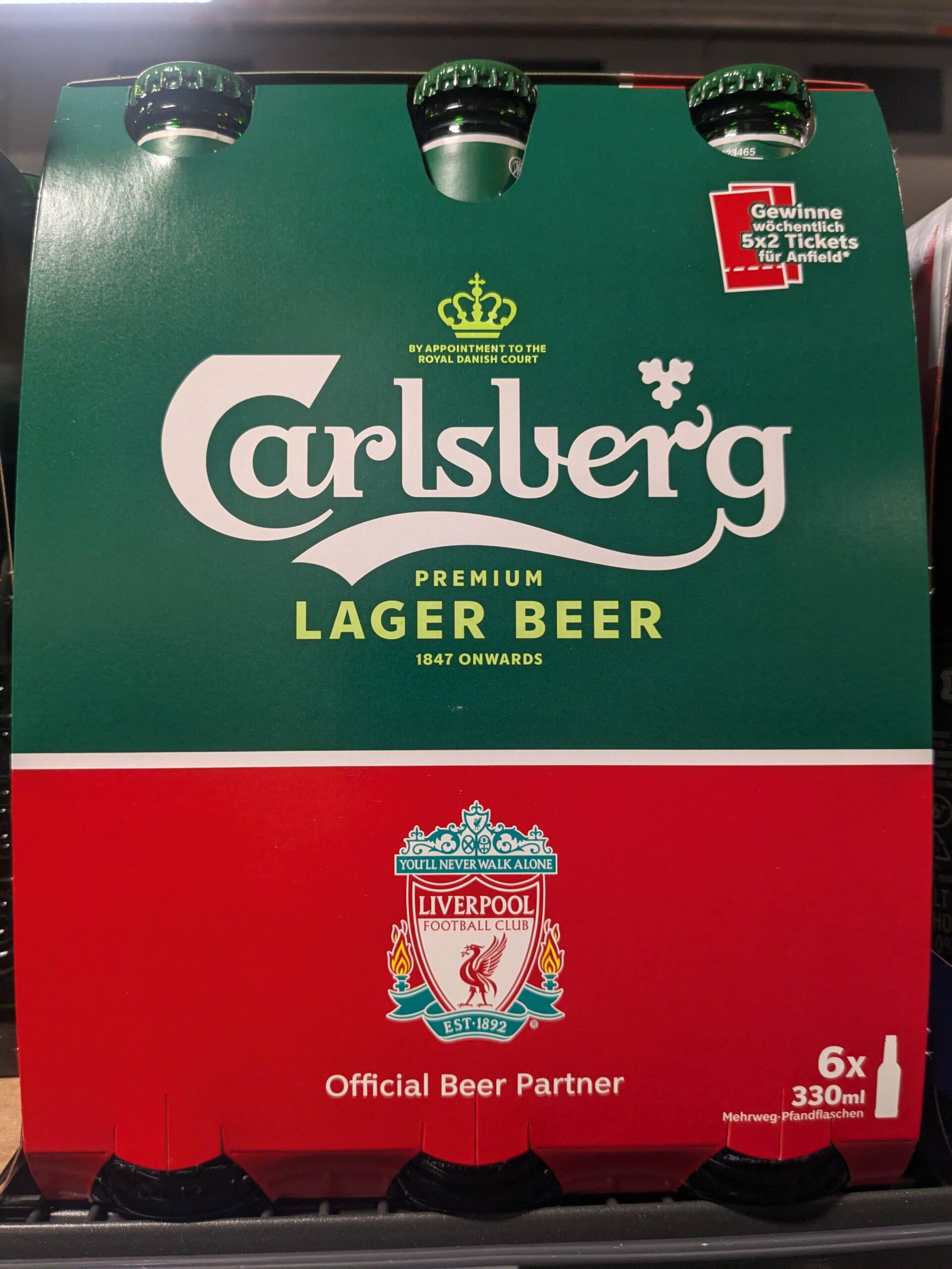 Carlsberg: Tickets für Liverpool FC gewinnen