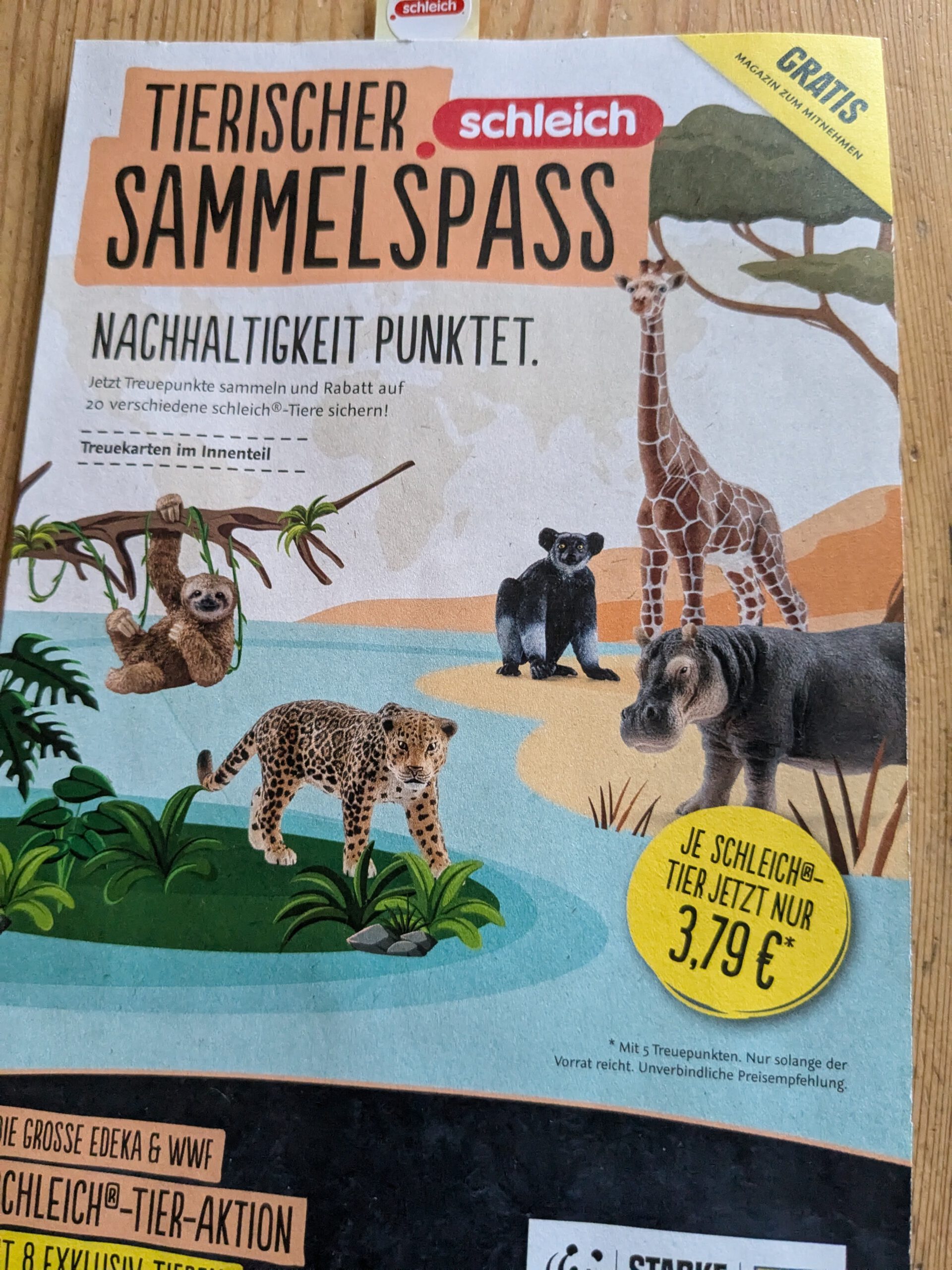 Edeka WWF Treueaktion: tierische Sammelfiguren von Schleich