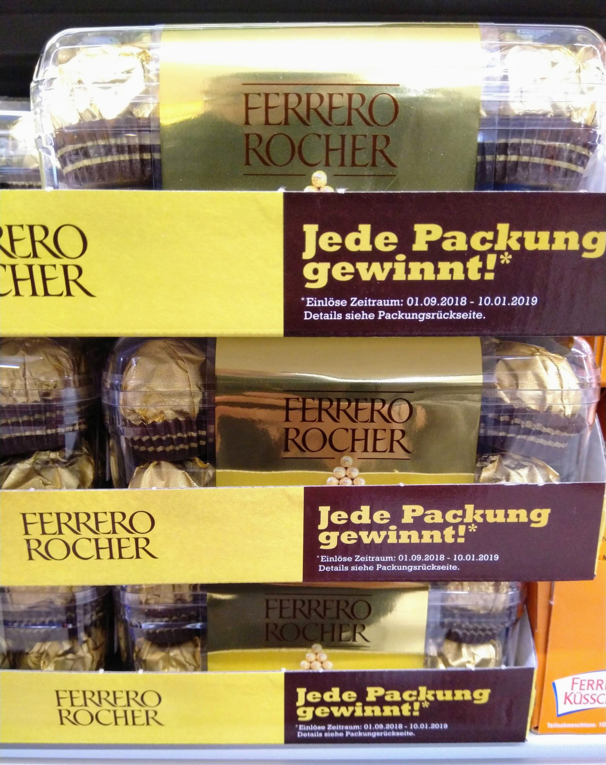 Ferrero Wiedersehen und genießen: Produktpakete gewinnen