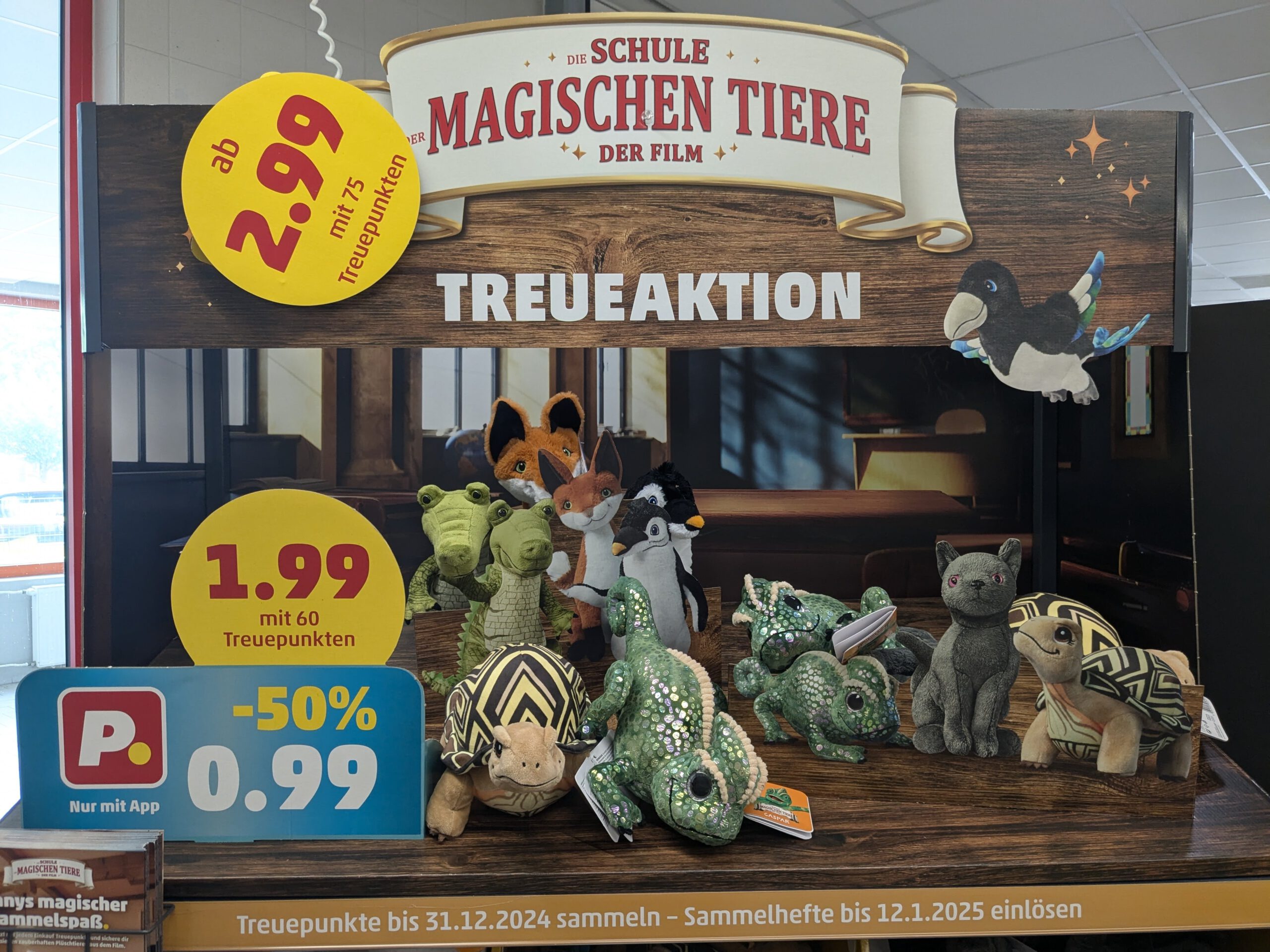 Magischer Sammelspaß: Bei Penny gibt es aktuell eine Treuepunkte-Aktion mit Plüschfiguren zu "Die Schule der magischen Tiere".