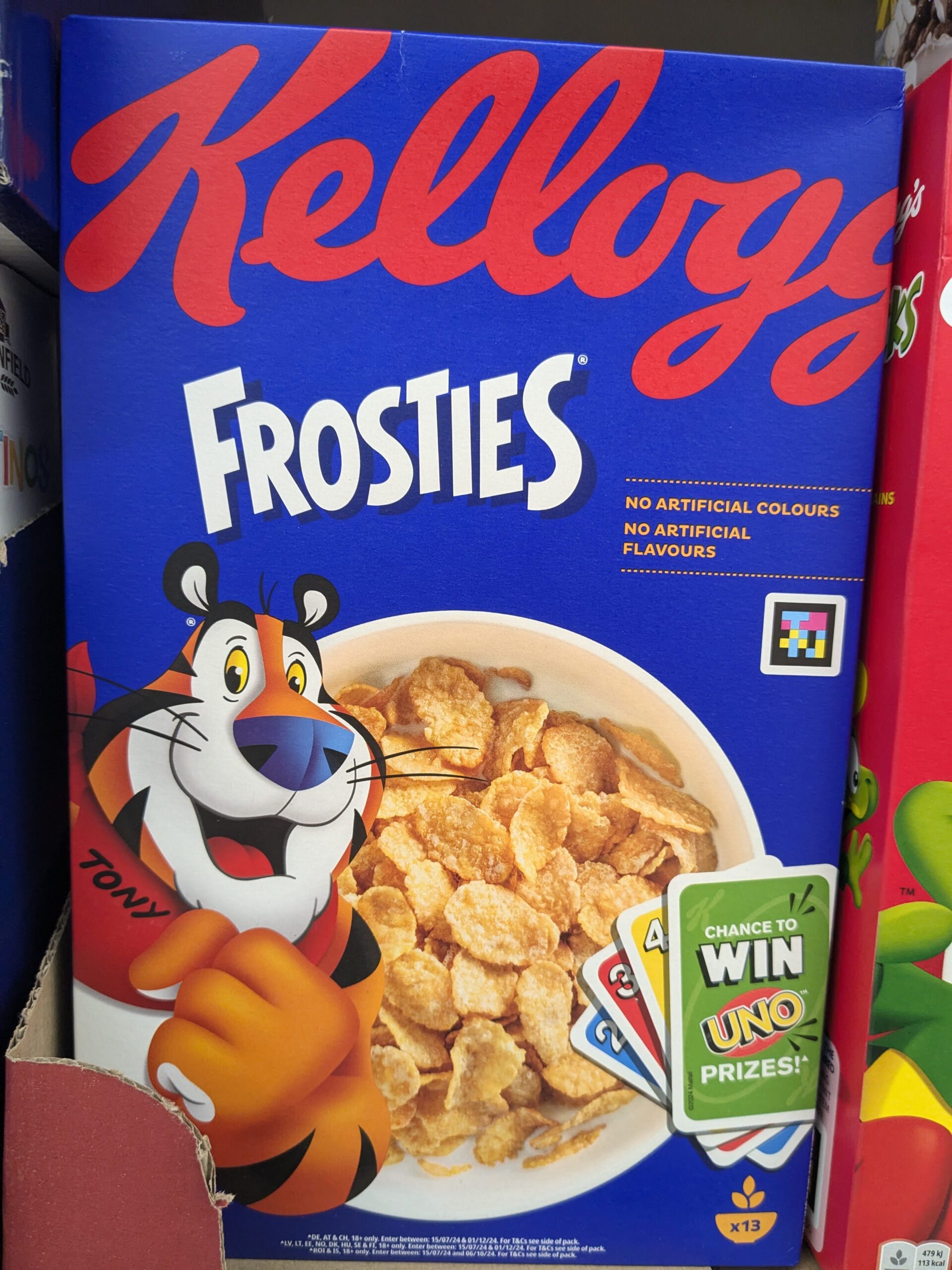 Kelloggs: Uno-Kartenspiel gewinnen