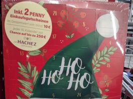 Penny Adventskalender: 250 Euro Einkaufsgutschein gewinnen