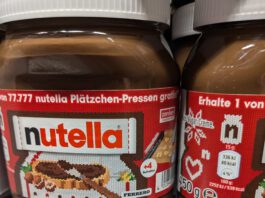 Nutella Plätzchenpresse gratis - Code eingeben