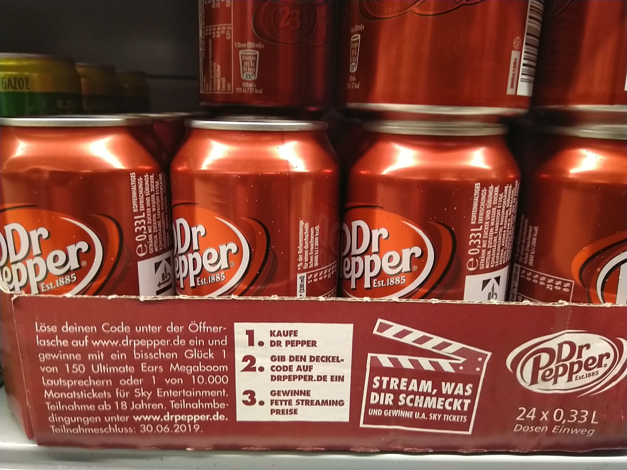 Dr. Pepper: Reisegutschein gewinnen