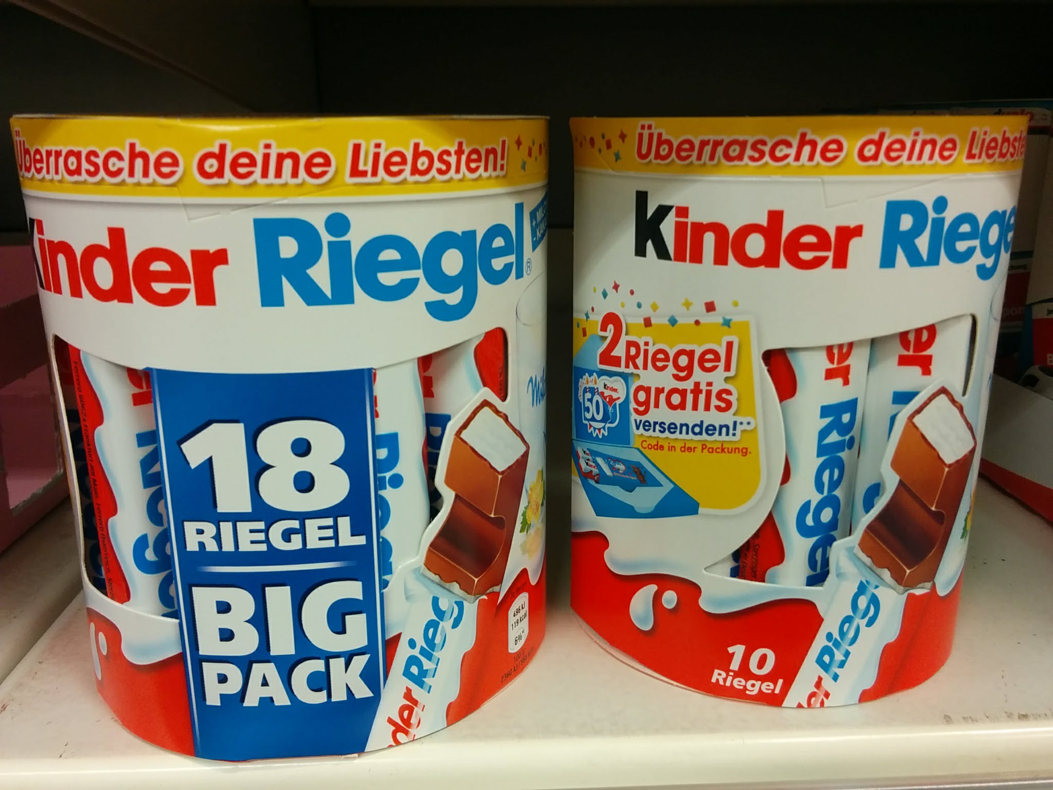 Kinder Riegel: Traumreise gewinnen - Postkarte gratis versenden