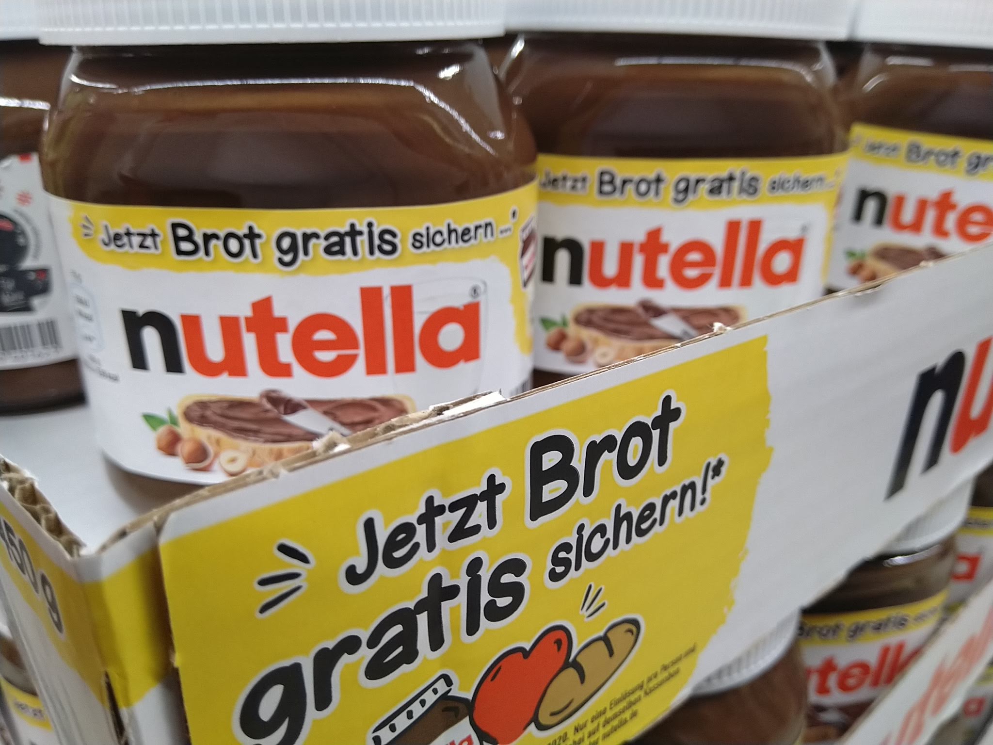 Nutella Sags mit Herz: Fanboxen gewinnen